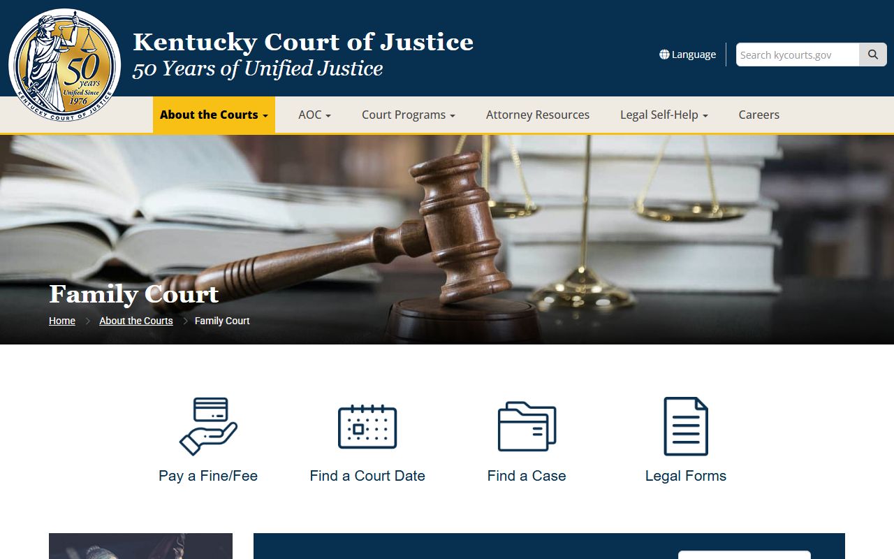 Jessamine County court records Kentucky Family Court overview