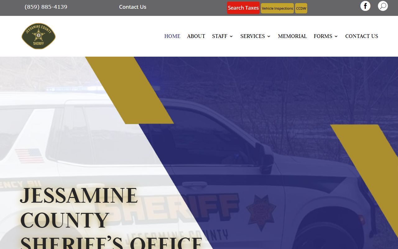 Jessamine County warrant search and sheriff office website